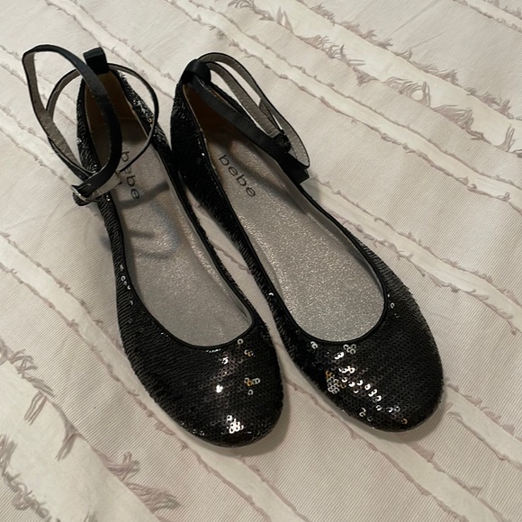 bebe Shoes - Sequin ballet slippers